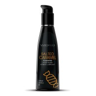 Lubricante a Base de Agua Wicked Aqua - Salado de Caramelo para Sabor Supremo