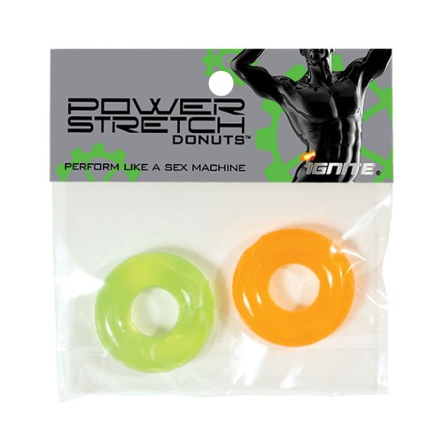 Pack de Anillos de Pene Donut Poder Estiramiento Ignite - 2