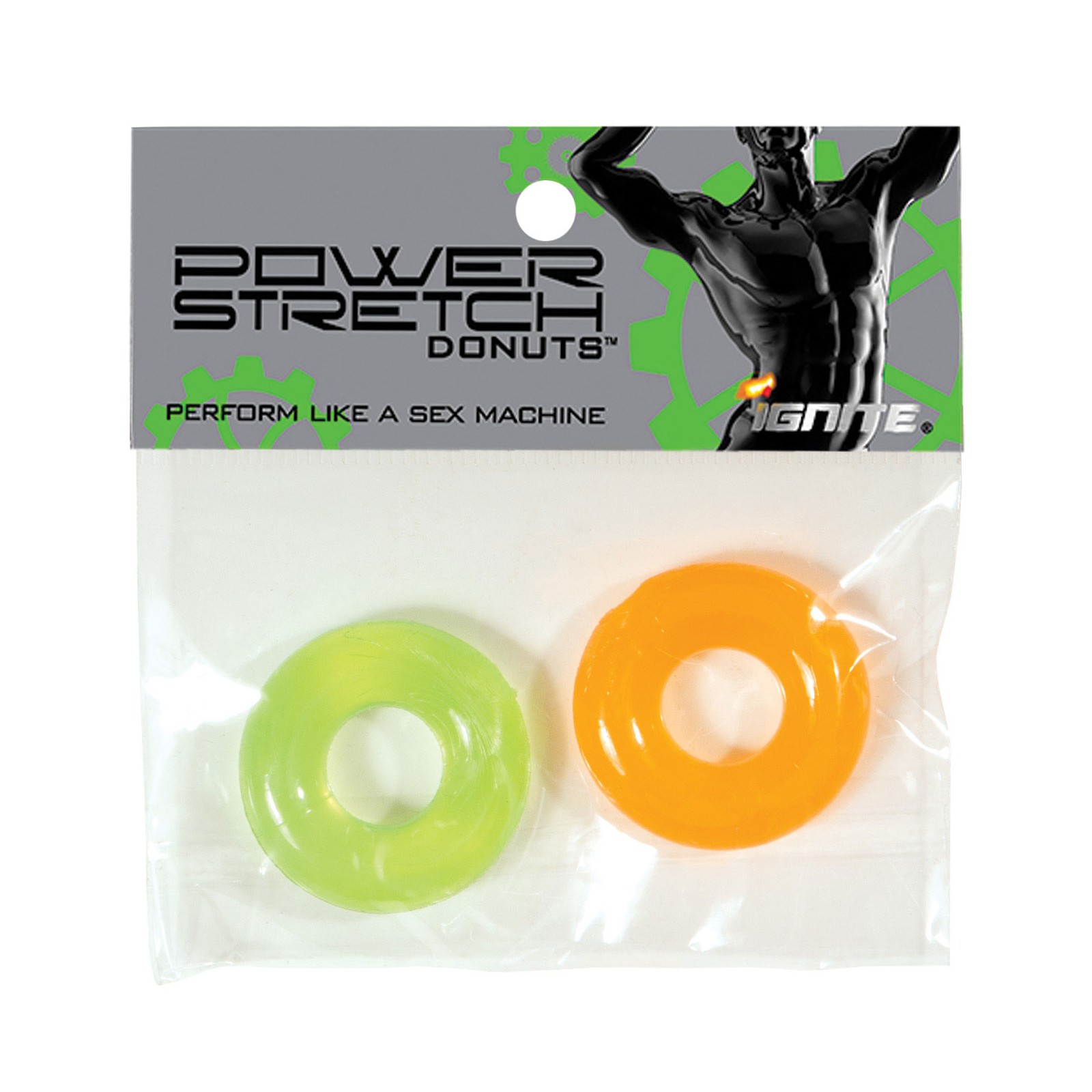 Pack de Anillos de Pene Donut Poder Estiramiento Ignite - 2