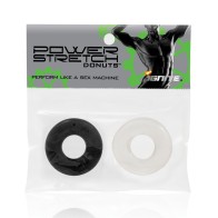 Ignite Power Stretch Donut Cock Ring - Pack of 2