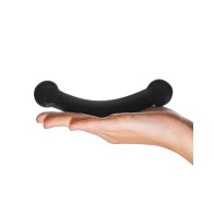 Dildo de Cristal Dobles Bull - Negro