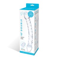 Dildo de Vidrio Double Trouble - Transparente