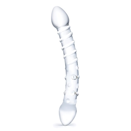 Dildo de Vidrio Double Trouble - Transparente