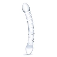 Dildo de Vidrio Double Trouble - Transparente