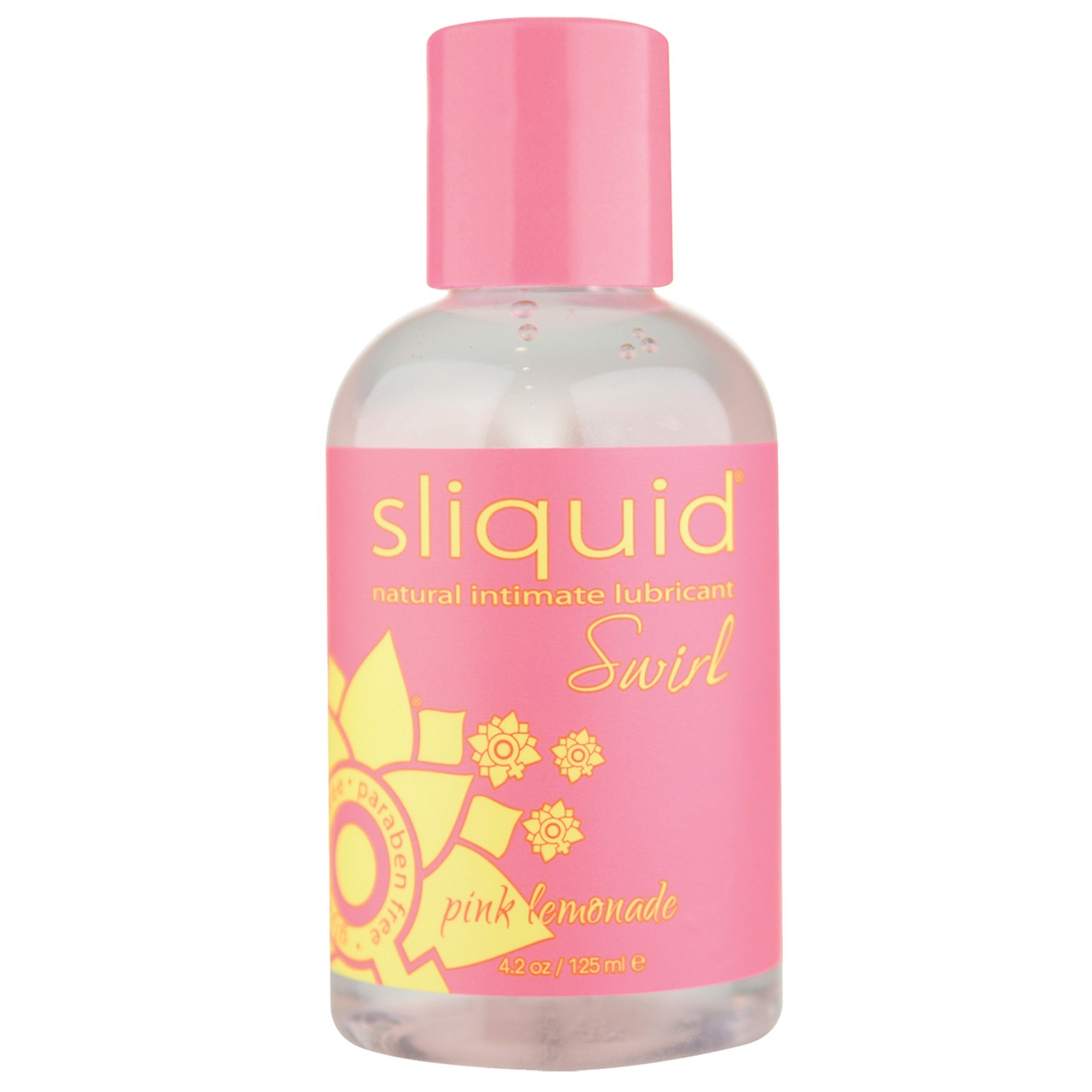 Lubricante Sliquid Naturals Swirl - Sabor Limón Rosa