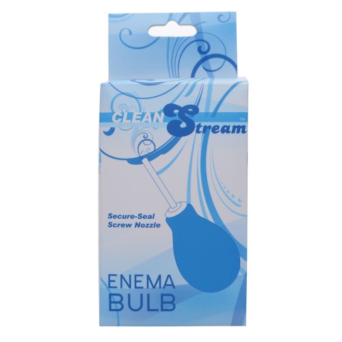 Bombilla Enema CleanStream Azul