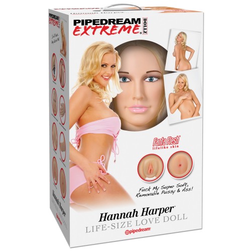 PDX Extreme Muñeca Amor Inflable a Tamaño Real Hanna Harper