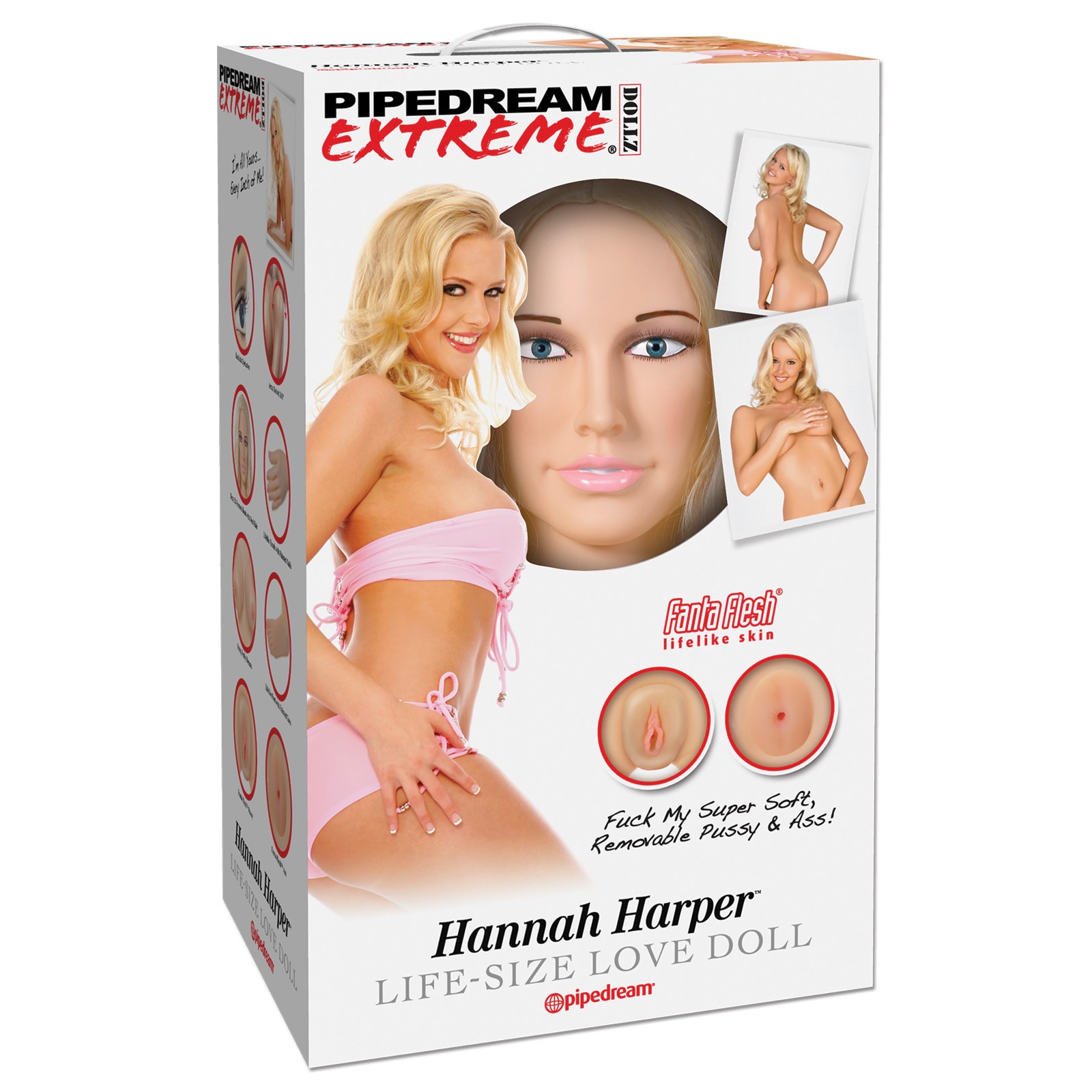 PDX Extreme Muñeca Amor Inflable a Tamaño Real Hanna Harper