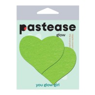 Pastease Premium Heart - Glow in the Dark Green O/S