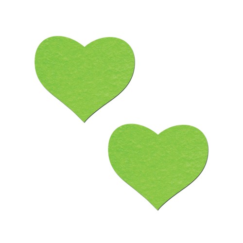 Pastease Premium Heart - Glow in the Dark Green O/S