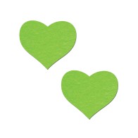 Pastease Premium Heart - Glow in the Dark Green O/S