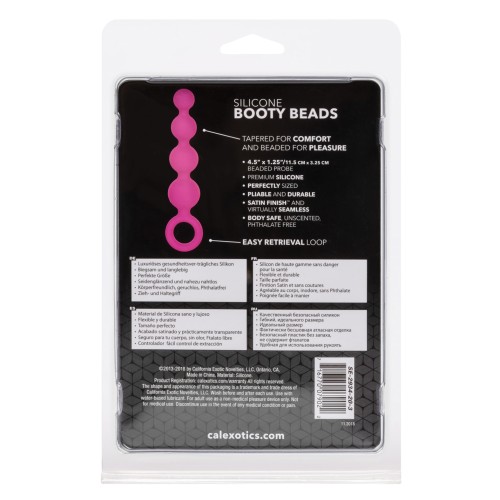 Calexotics Silicone Booty Beads - Pink