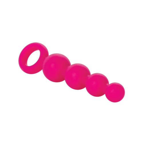 Calexotics Silicone Booty Beads - Pink