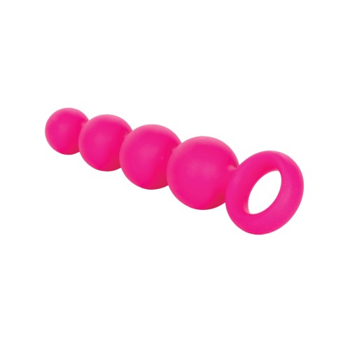 Calexotics Silicone Booty Beads - Pink