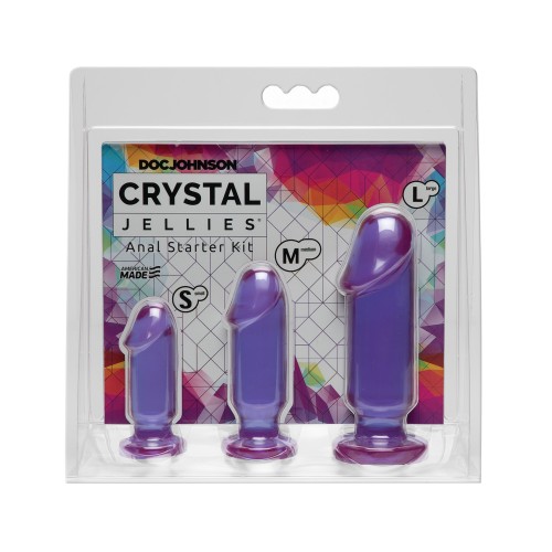 Crystal Jellies Anal Starter Kit - Purple