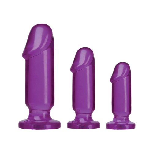 Crystal Jellies Anal Starter Kit - Purple