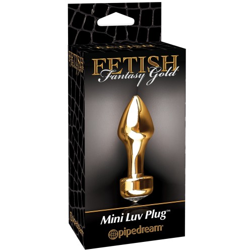 Fetish Fantasy Gold Mini Luv Plug Gold