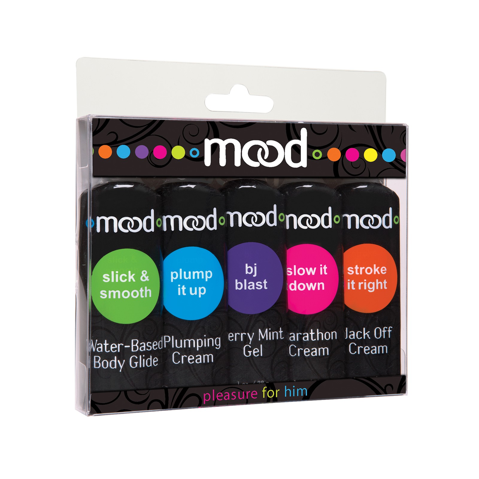 Mood Lube Placer para Él - Paquete Asortido de 5