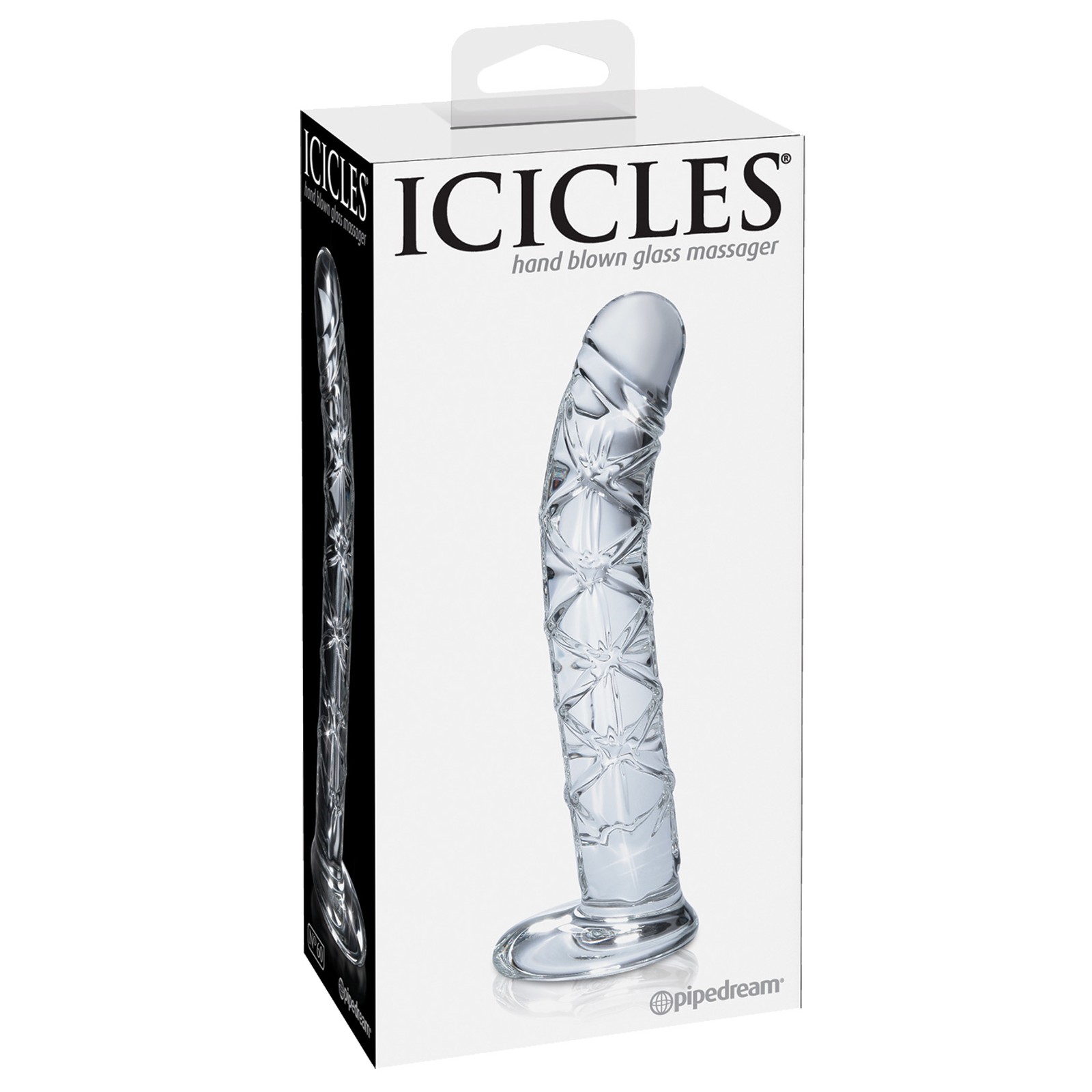 Icicles No. 60 Hand Blown Glass G-Spot Dong