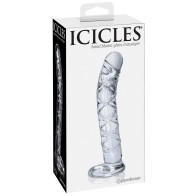 Icicles No. 60 Hand Blown Glass G-Spot Dong