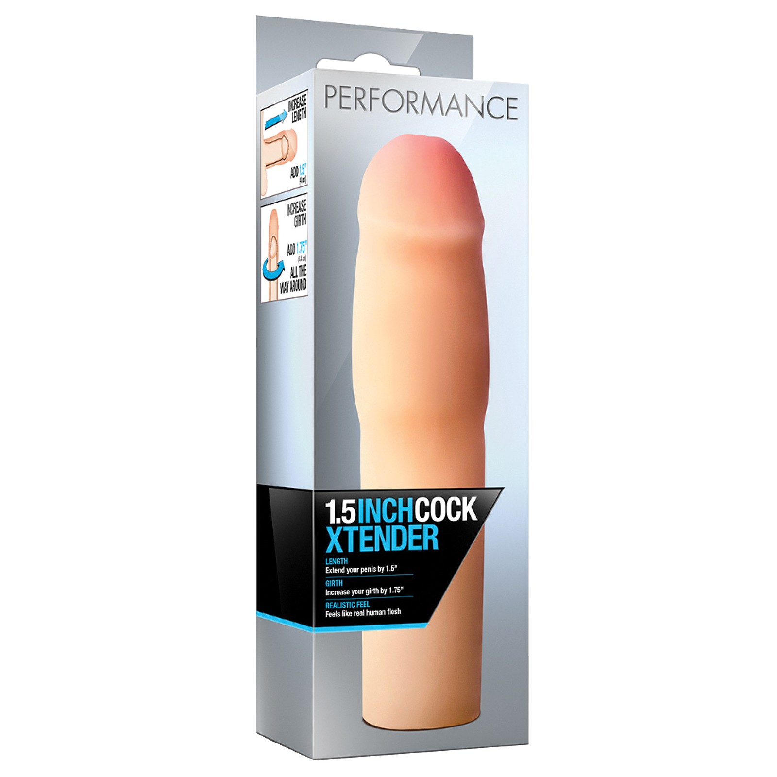 Extensor de Pene Blush Performance 1.5 Pulgadas Flesh