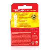 Condones Trojan Intensified Charged - Caja de 3