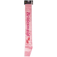 Sash de Dama de Honor Parpadeante - Rosa