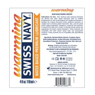 Swiss Navy Warming Water Based Lubricant 4 oz