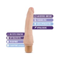 Blush Dr. Skin Vibe 8.5 Inch Vibrating Dong Beige