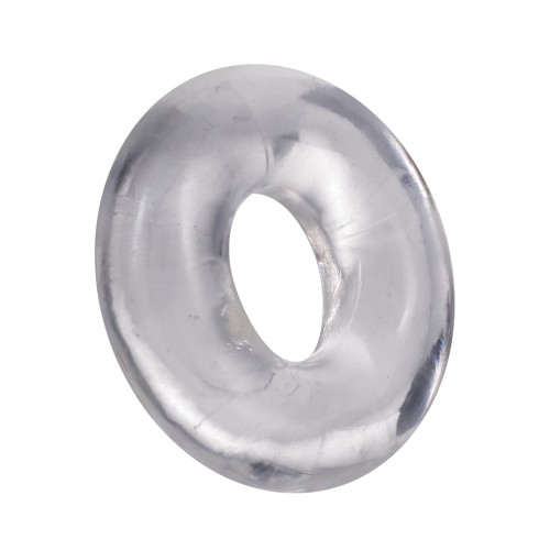 Anillo Donut Transparente Rock Solid de 2"