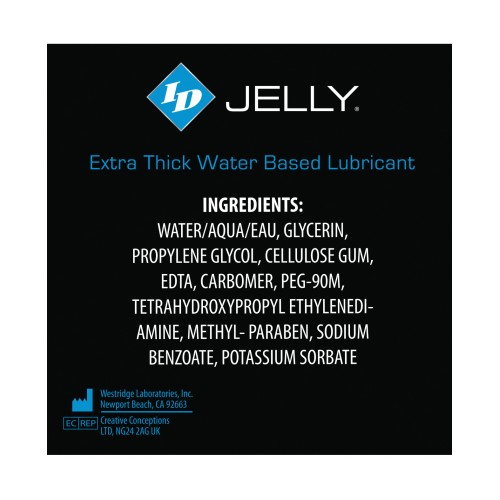 ID Jelly Lubricante de Viaje - 2 oz