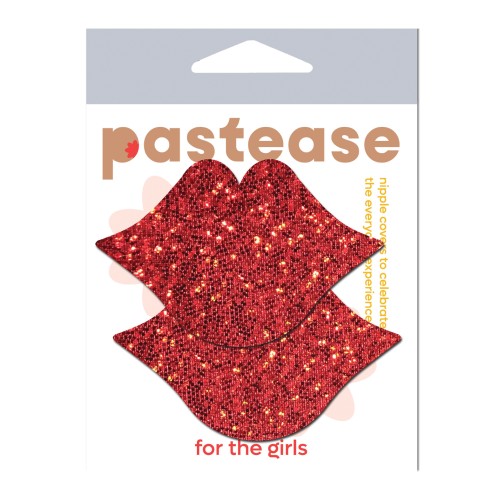 Pastease Glitter Lips Red