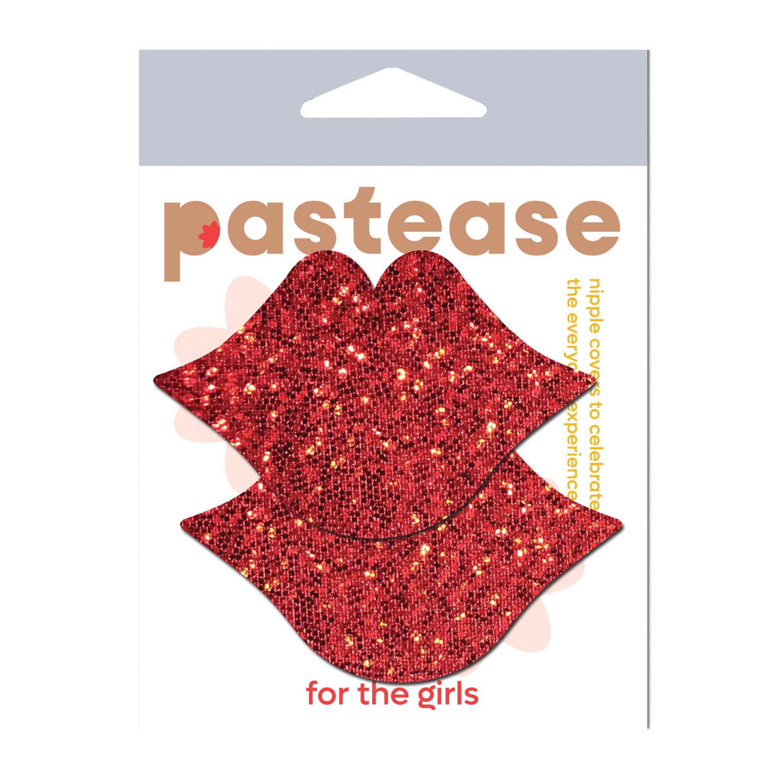 Pastease Glitter Lips Red