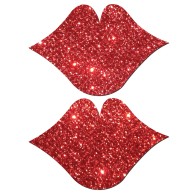 Pastease Glitter Lips Red