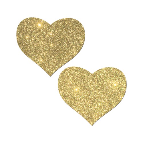 Glitter Heart Pastease for Bold Fashion Statement