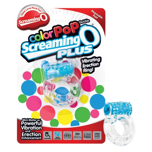 Screaming O Color Pop Quickie O Plus Vibrating Ring