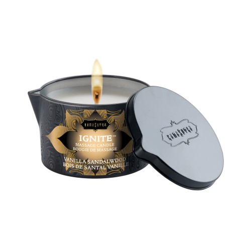 Kama Sutra Ignite Massage Candle Vanilla Sandalwood