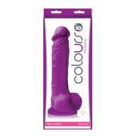 Colours Pleasures 8" Dildo with Suction Cup - Vibrant Pleasure