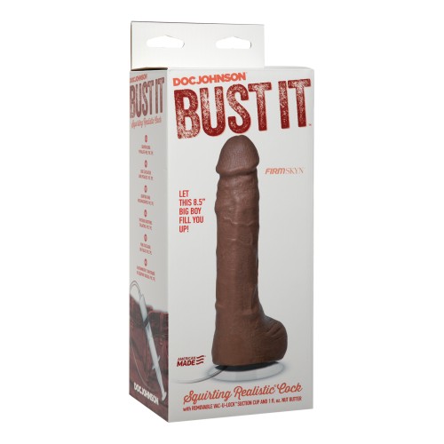 Bust It Squirting Cock with Nut Butter - Brown