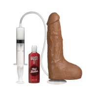 Pene Realista Squirting con Nut Butter - Marrón