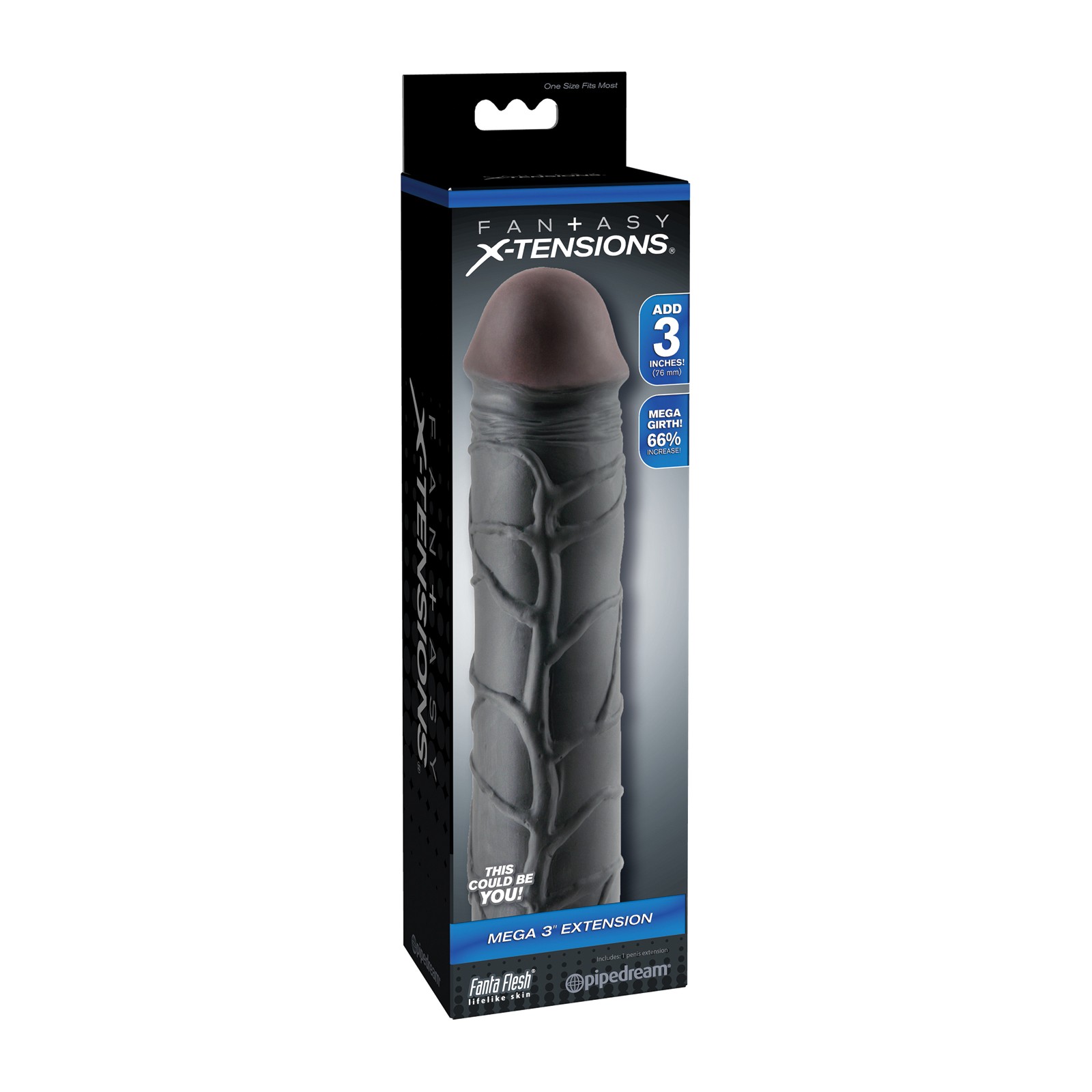 Fantasy X-tensions Mega 3" Extension - Black