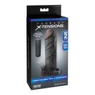 Extensión Vibradora Fantasy X-tensions con Strap para Testículos