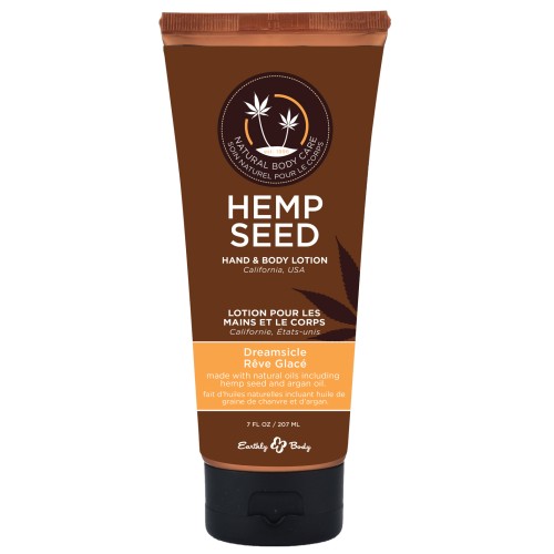 Hemp Seed Hand & Body Lotion Dreamsicle Scent