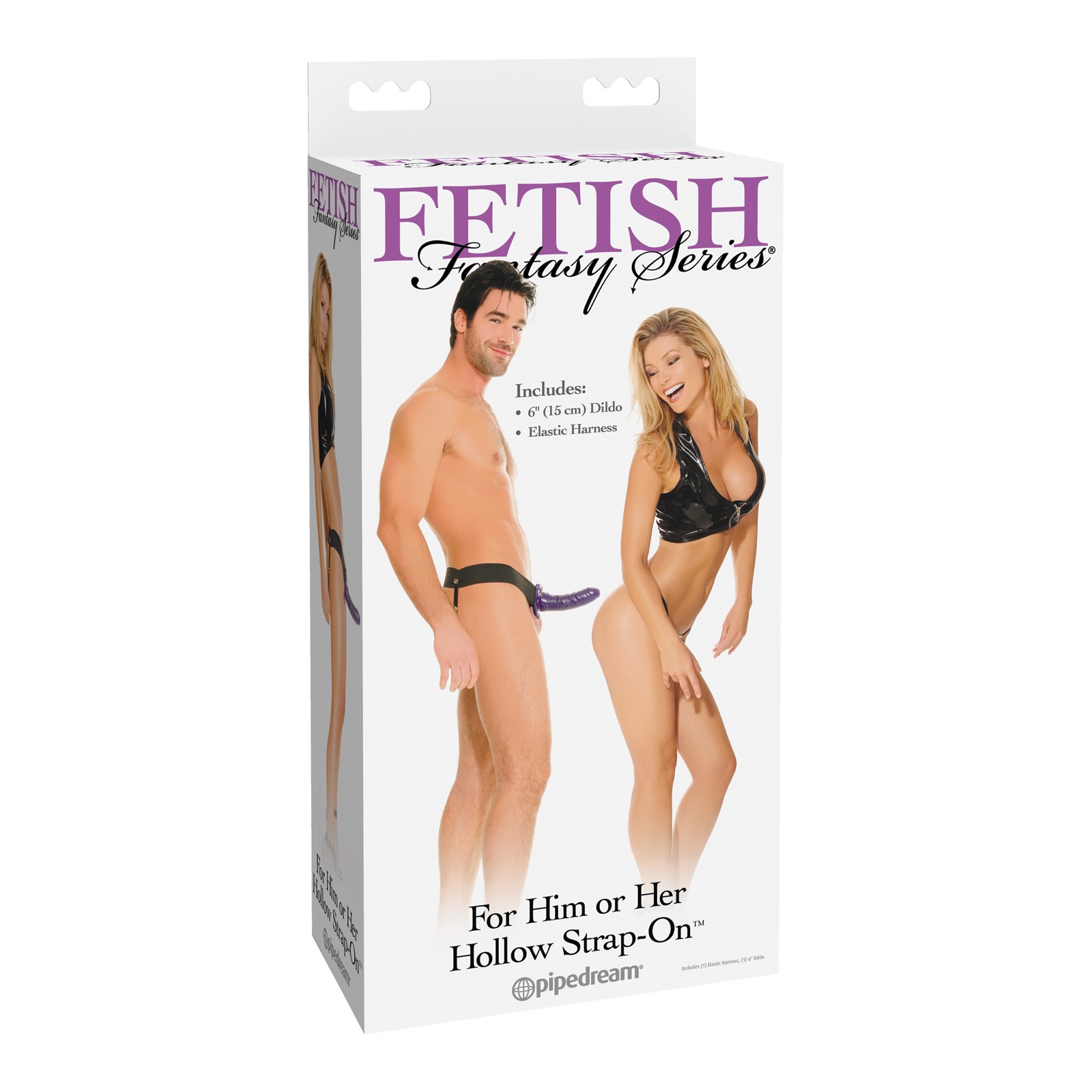 Fetish Fantasy Him or Her Hollow Strap On for Couples