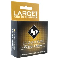 ID Extra Large Condoms Box of 3