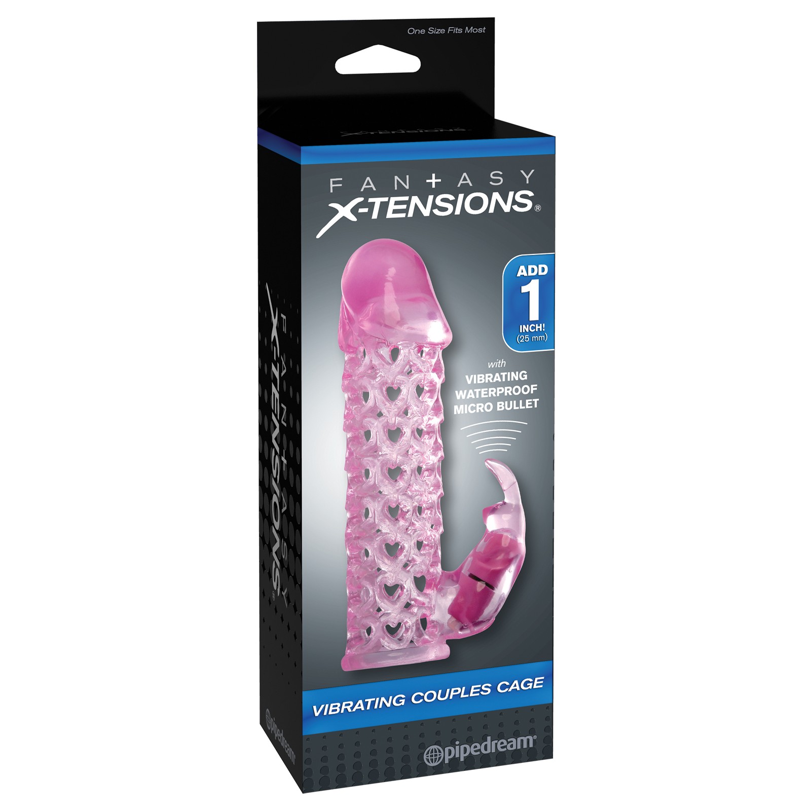 Fantasy X-tensions Vibrating Couples Cage Pink