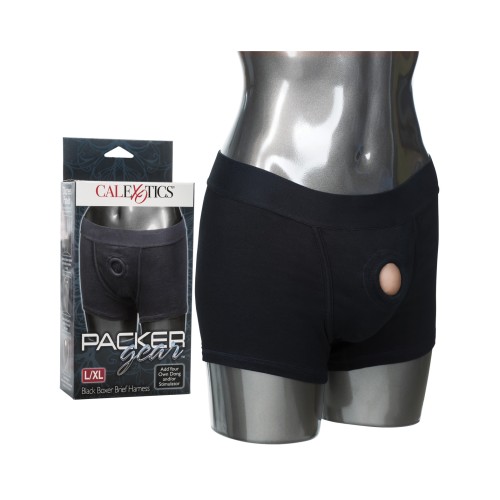 Packer Gear Boxers Arnés Negro L/XL