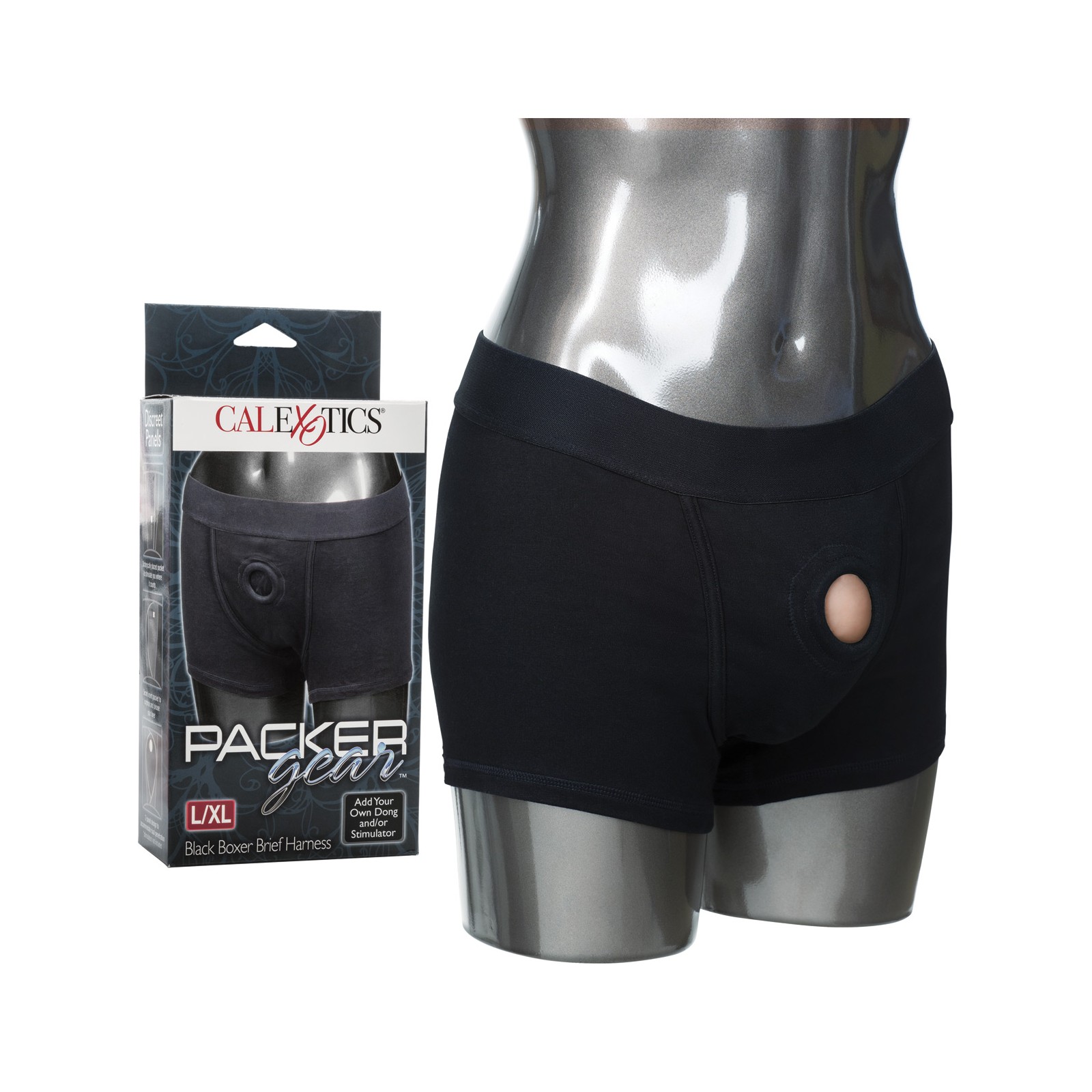 Packer Gear Boxers Arnés Negro L/XL