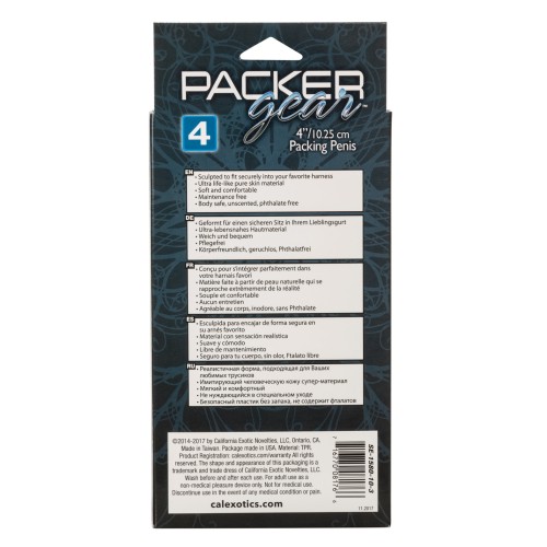 Packer Gear 4 Inch Packing Penis for Confidence and Comfort