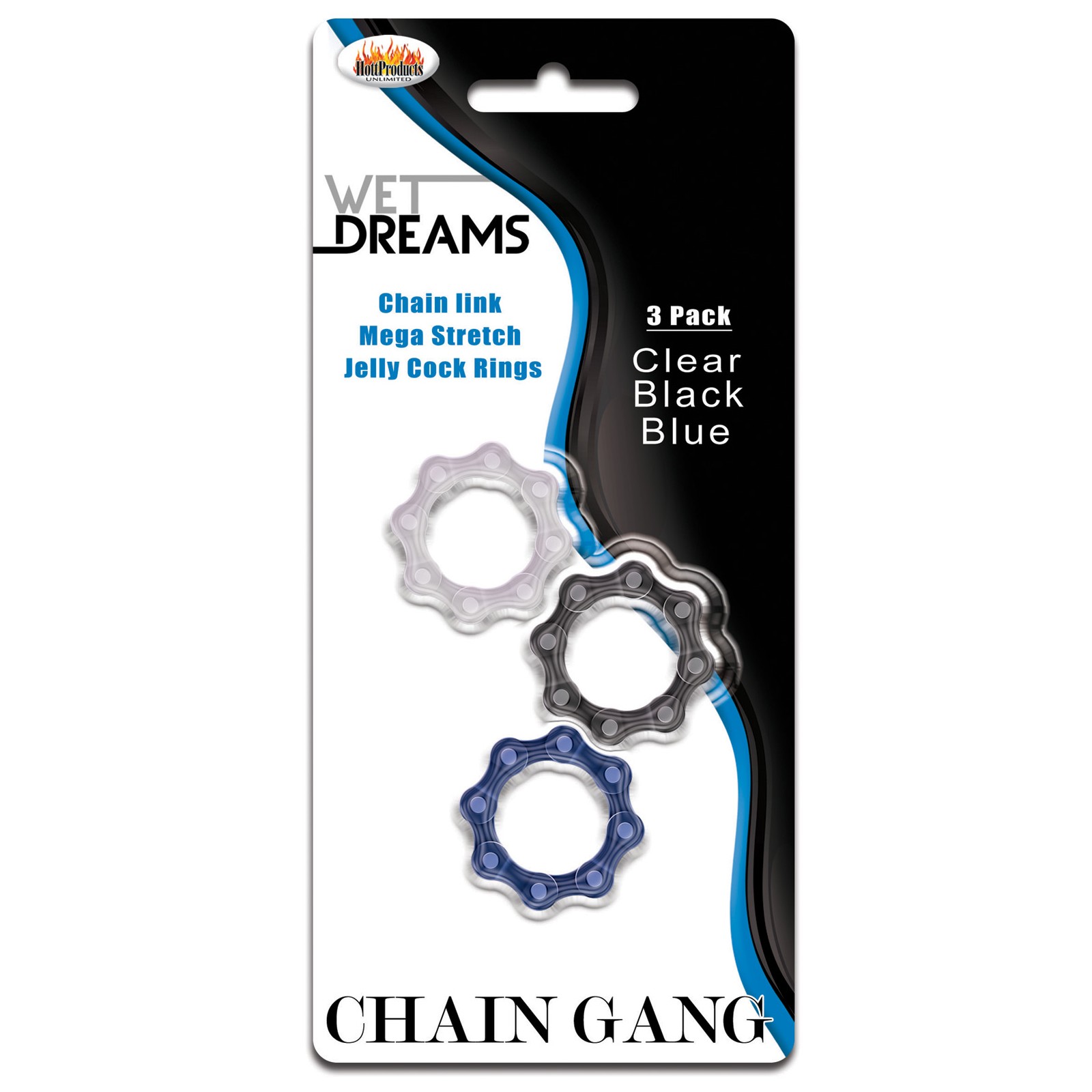 Anillos de Pene Chain Gang Wet Dreams para Placer Mejorado